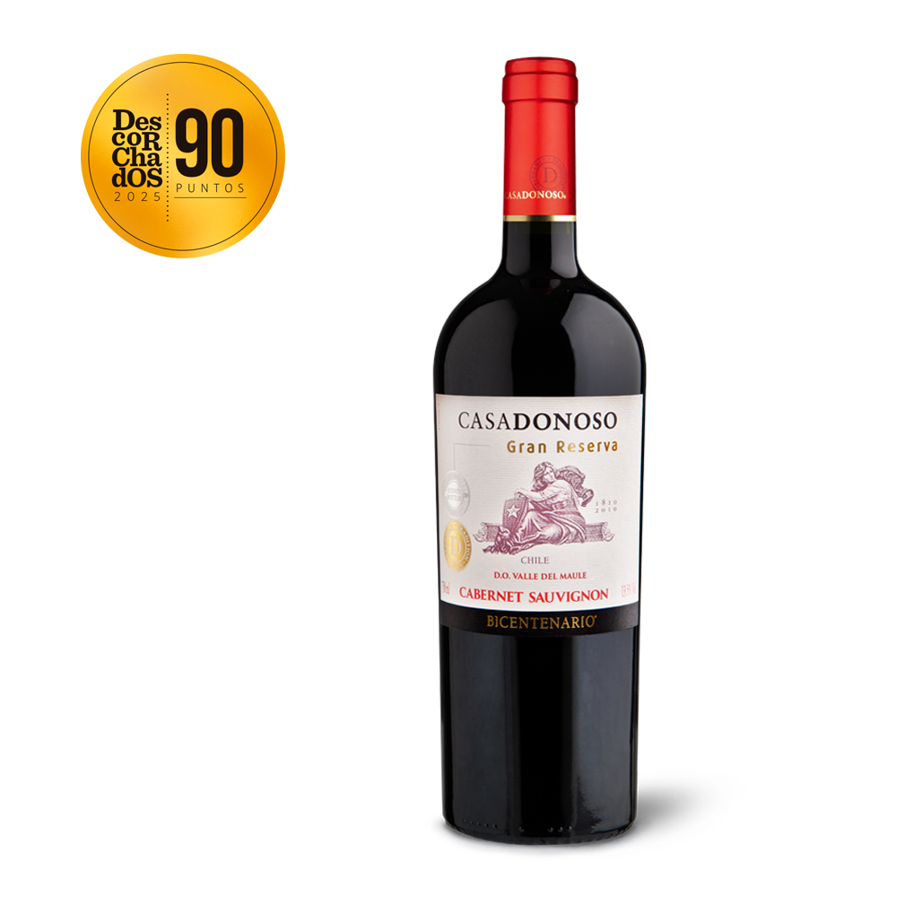 Casa Donoso Gran Reserva Bicentenario Cabernet Sauvignon caja 12 botellas 750 cc