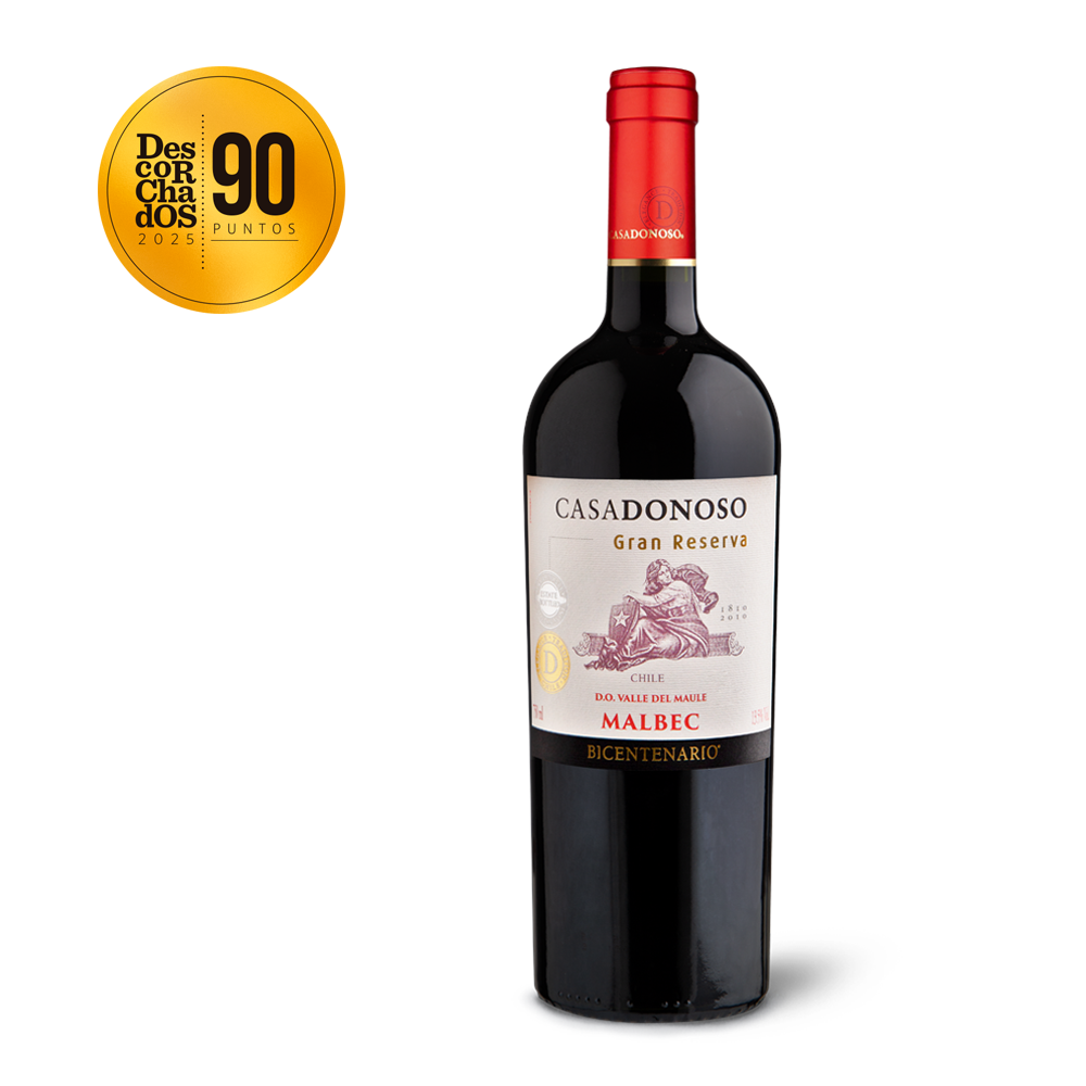 Casa Donoso Gran Reserva Bicentenario Malbec 750 cc