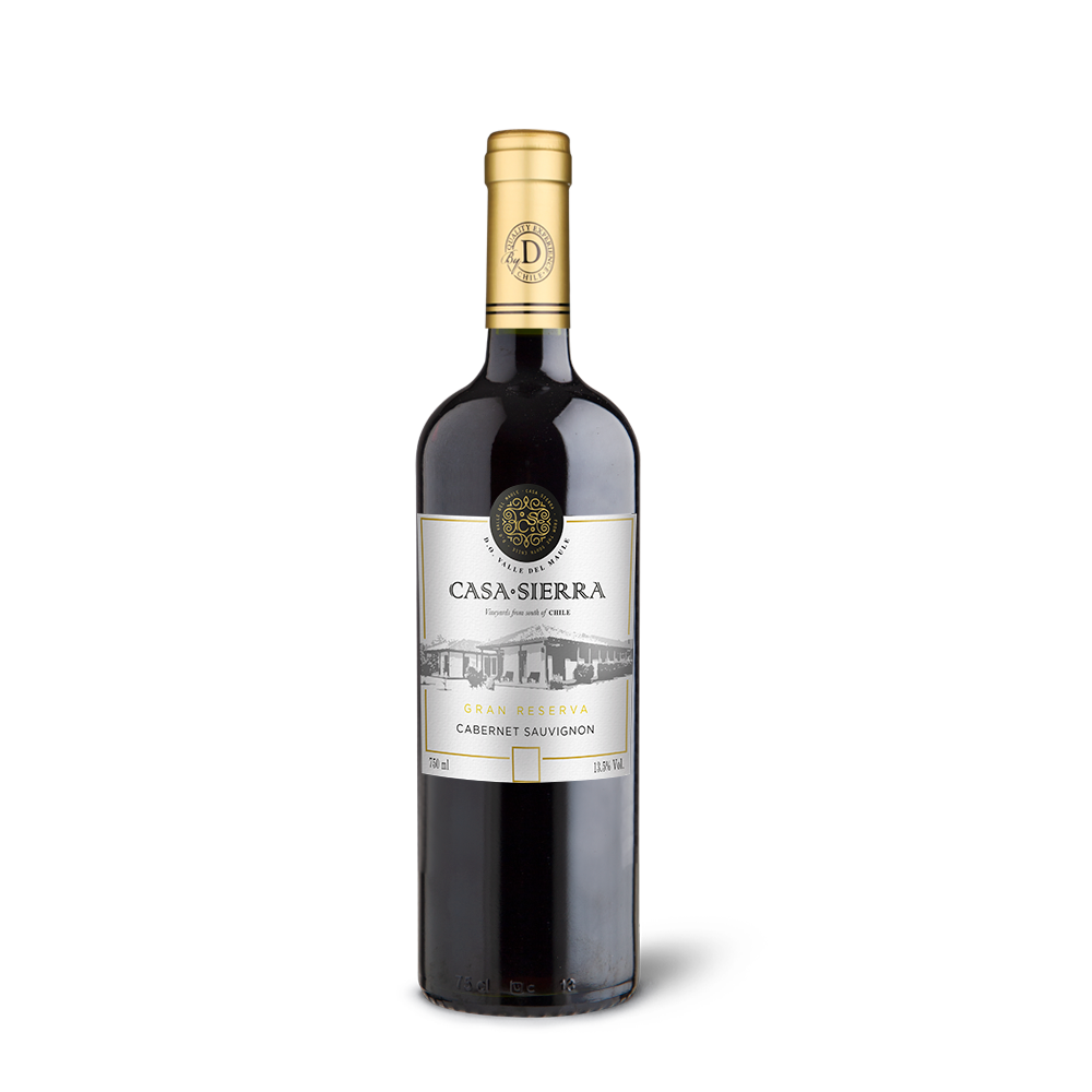 Casa Sierra Gran Reserva Cabernet Sauvignon  750 cc (Saldo Chile)