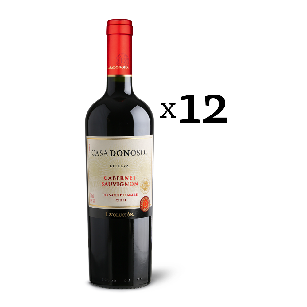 Casa Donoso Reserva Evolucion Cab Sauv. 12 botellas 750 cc