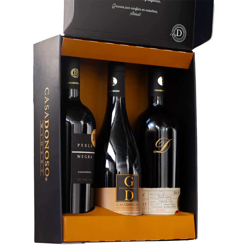 Casa Donoso Caja Iconos 3 botellas 750 cc