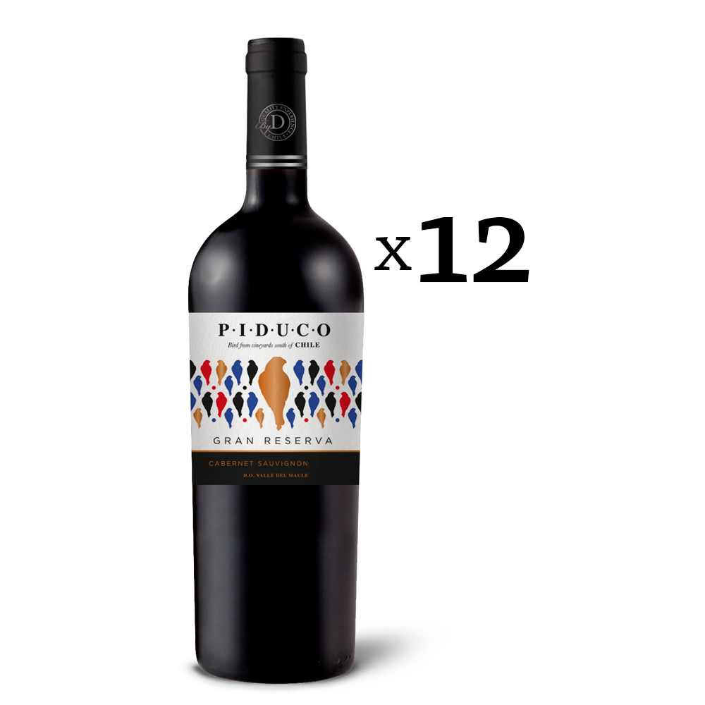 Piduco Gran Reserva Cabernet Sauvignon 750 cc CAJA 12 botellas