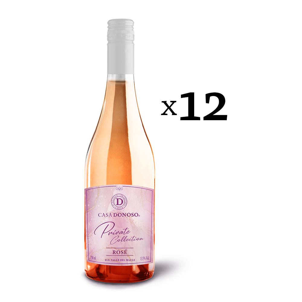 Casa Donoso Private Collection Rosé caja 12 botellas 750cc