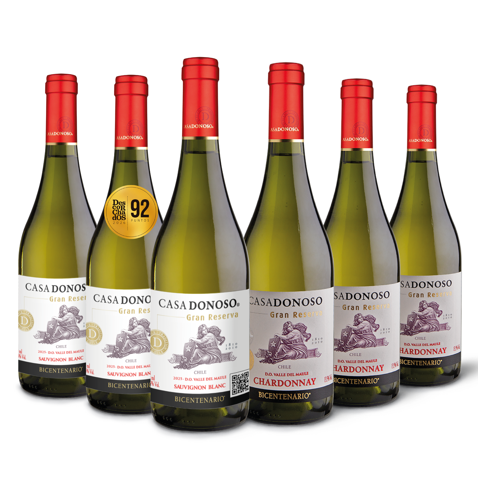 Pack Bicentenario Gran Reserva blancos (6 botellas)