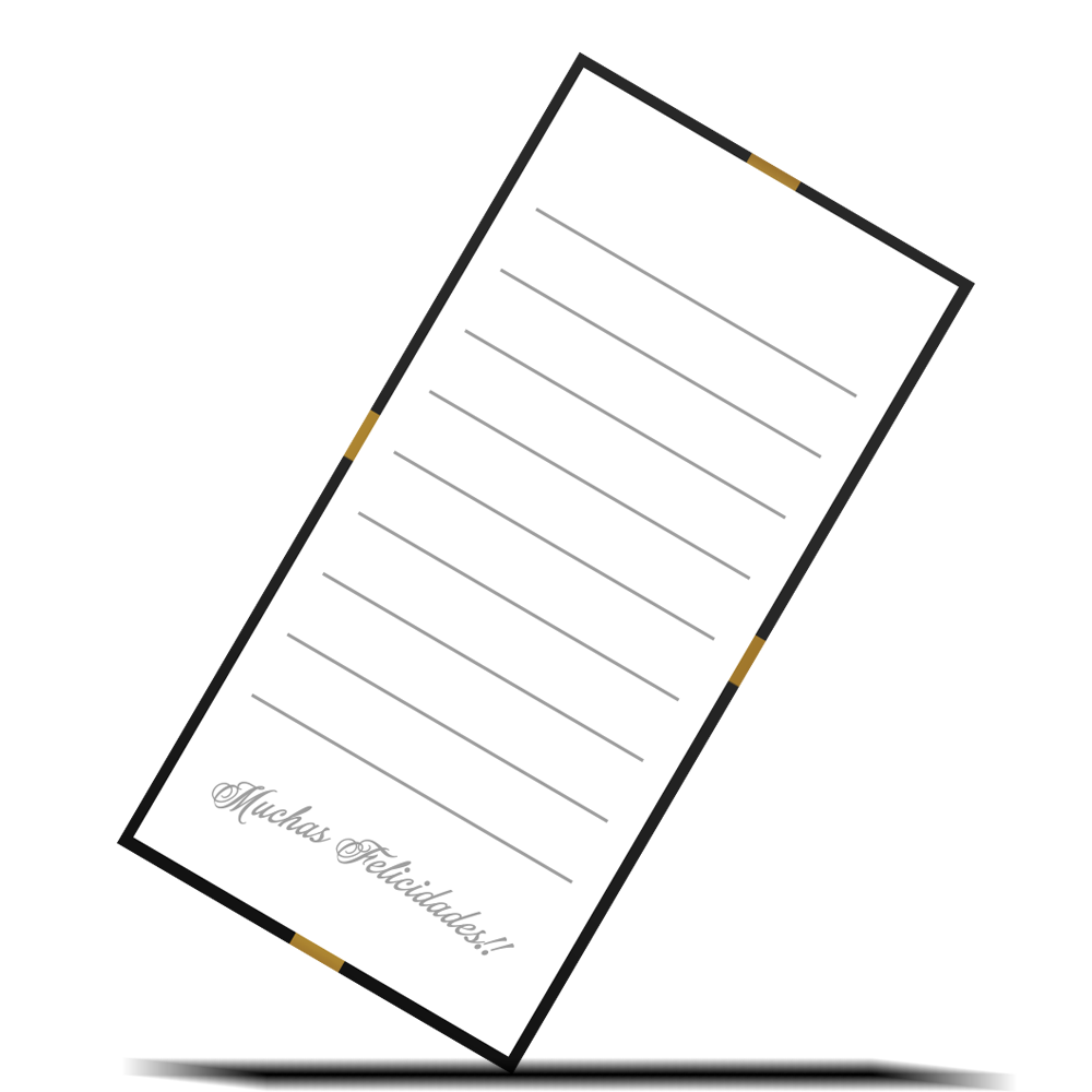 Tarjeta de regalo personalizada Donoso