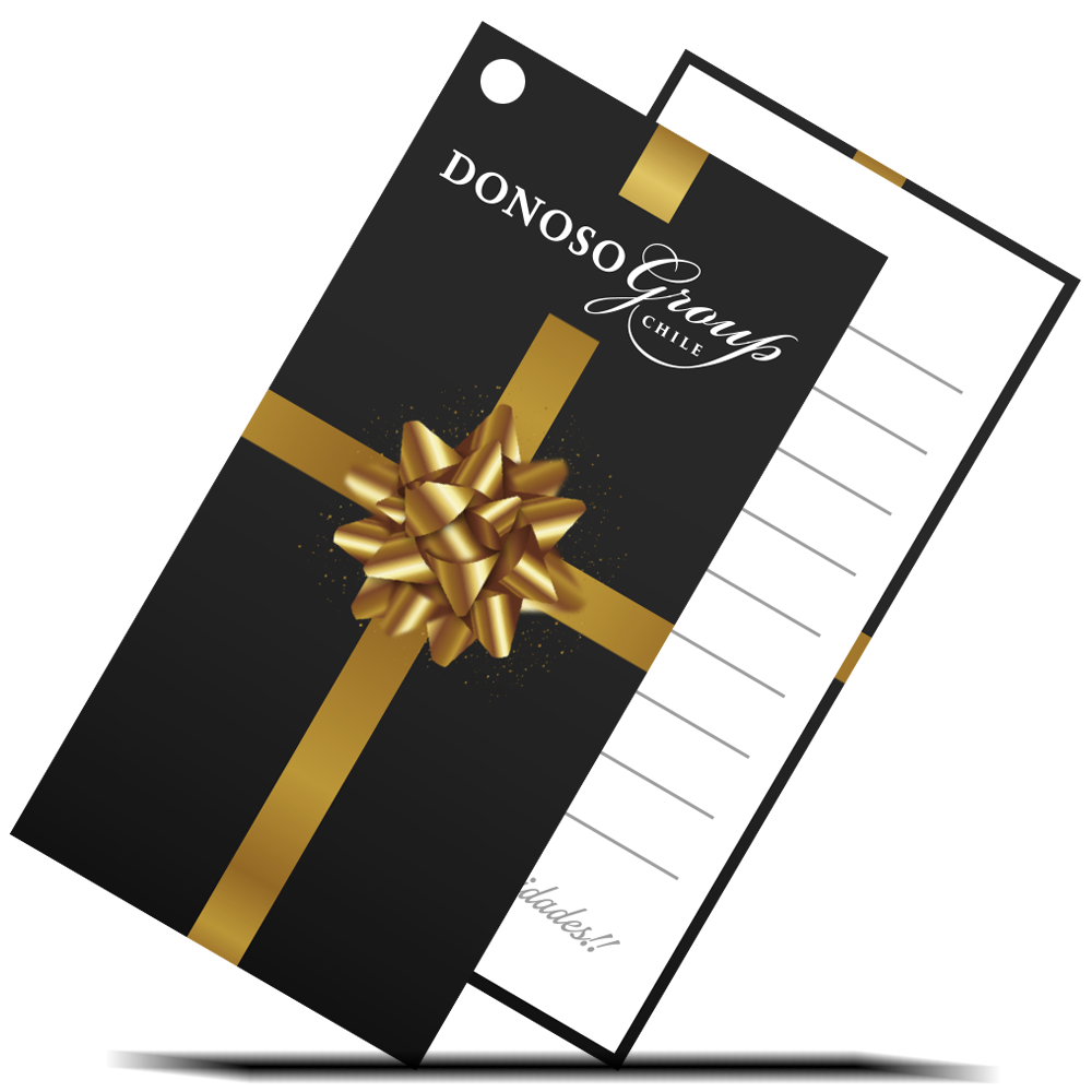 Tarjeta de regalo personalizada Donoso